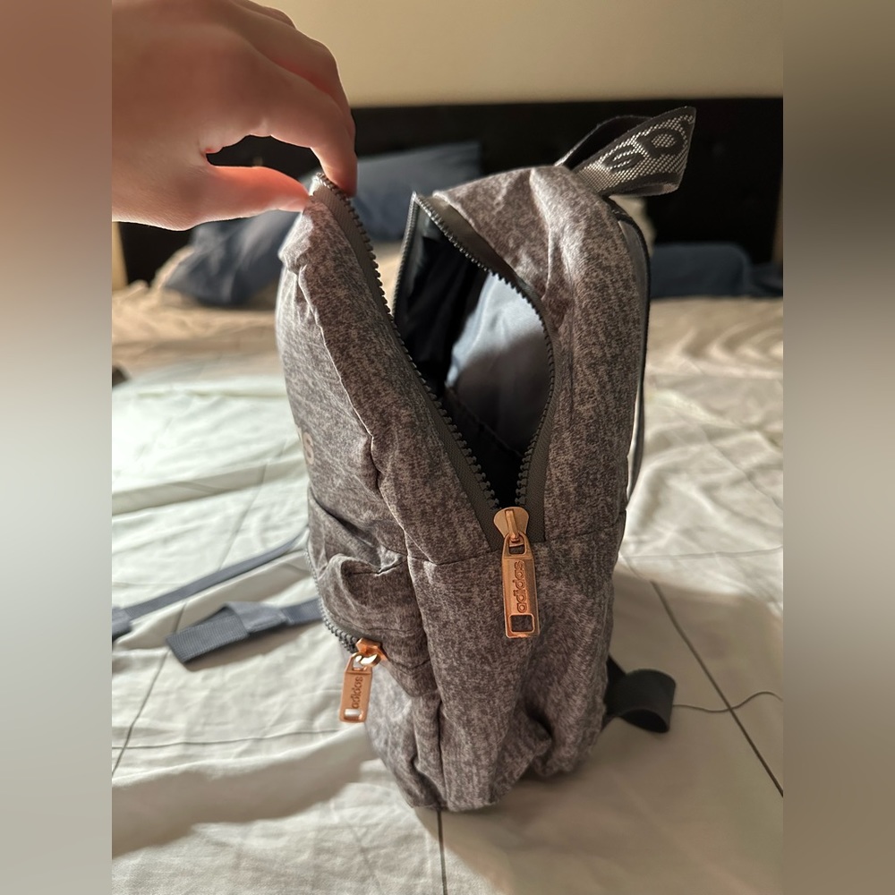 Gray Mini Adidas Backpack, Excellent Condition - image 6